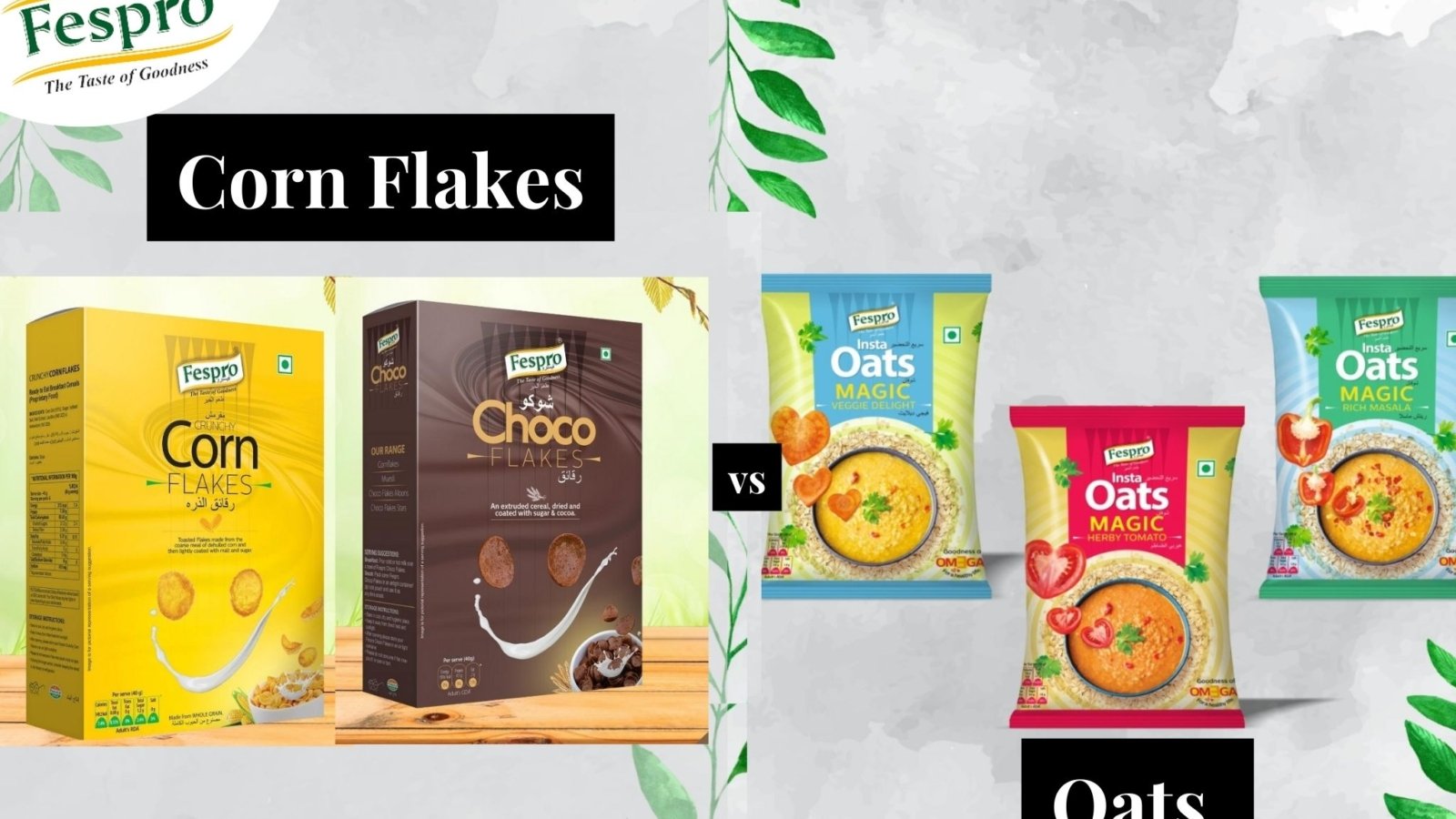 cornflakes vs oats